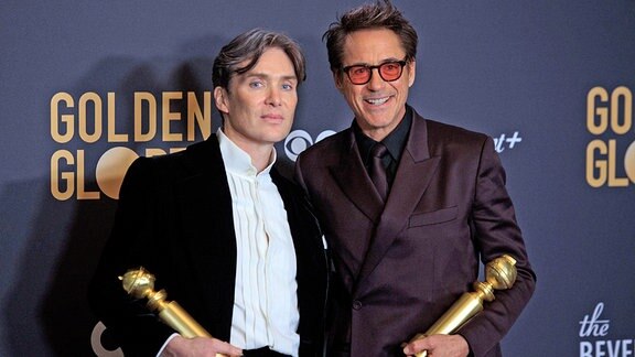 Cillian Murphy and Robert Downey Jr.