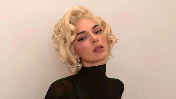 Model Kendall Jenner als Marilyn Monroe