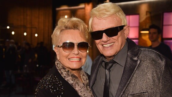 Der Sänger Heino mit seiner Ehefrau Hannelore Kramm.