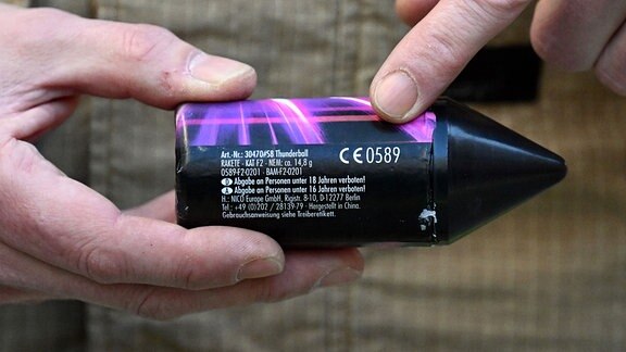 Rakete mit CE-Nummer