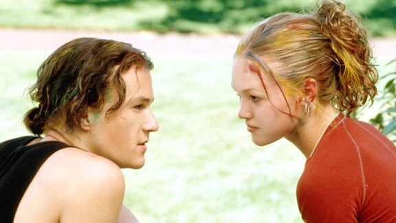 Heath Ledger und Julia Stiles, 1999