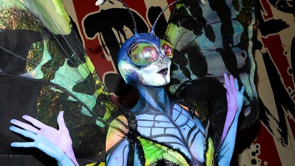 Heidi Klum kommt am Freitag, den 15. Oktober, zu ihrer 15. jährlichen Halloween-Party im TAO Downtown. 31. 2014, in New York.