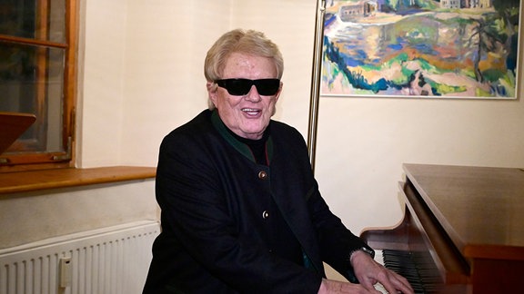 Heino bei einem exklusiven Pressegespräch zu seiner bevorstehenden Europa-Kirchen-Tournee 2023/2024