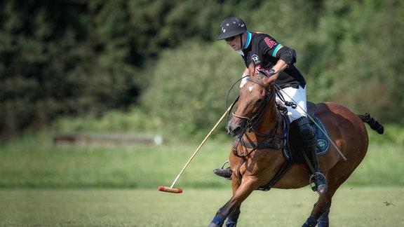 Heino FERCH am 20.07.2018 während des Bunte Chiemsee Cup Turniers am Poloplatz auf Gut Ising, Chieming