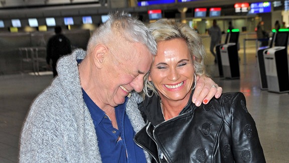 Heinz Hoenig mit seiner Frau Annika Kärsten-Hoenig