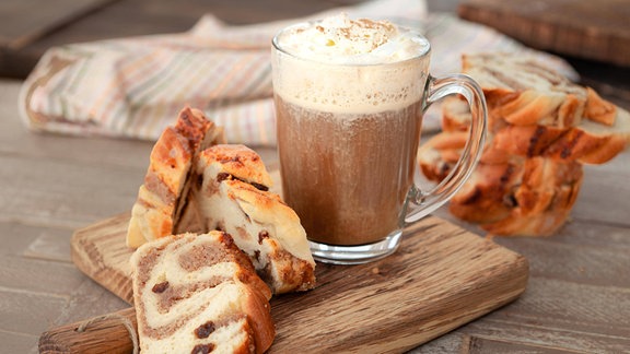 Tasse heißen Schokoladenkaffee