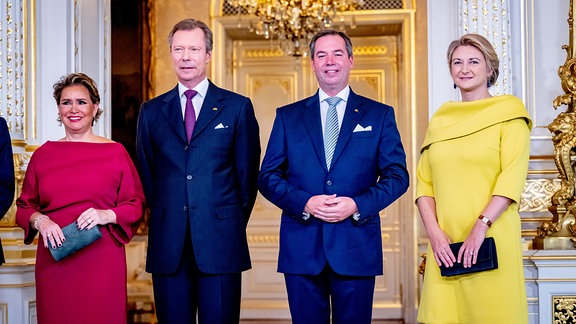 Grossherzog Henri, Grossherzogin Maria Teresa, Erbgrossherzog Guillaume, Erbgrossherzogin Stéphanie