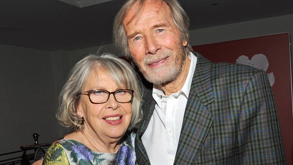 Horst Janson und seine Frau Hella, 2019