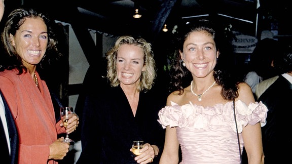Angelica Dicki Mommsen, Jil Sander und Alexandra von Rehlingen, 1994.