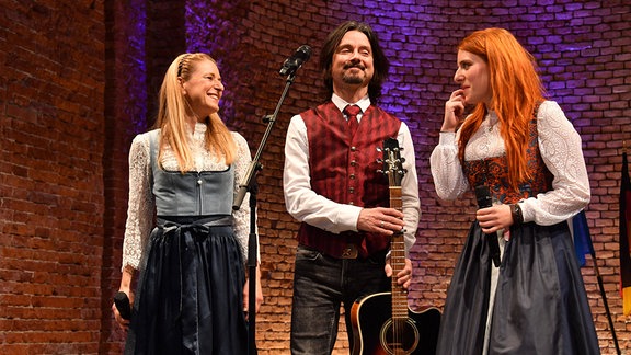 Stefanie Hertel, Lanny Lanner und Johanna Mross