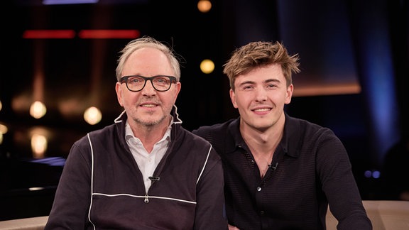 Olli Dittrich und sein Sohn Jonathan Henrich
