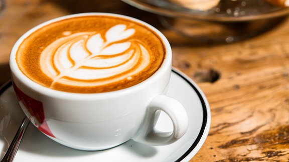 Eine Tasse Kaffee.