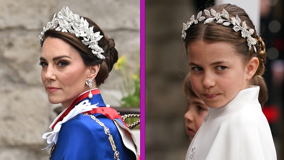 Bildcollage von Kate und Charlotte
