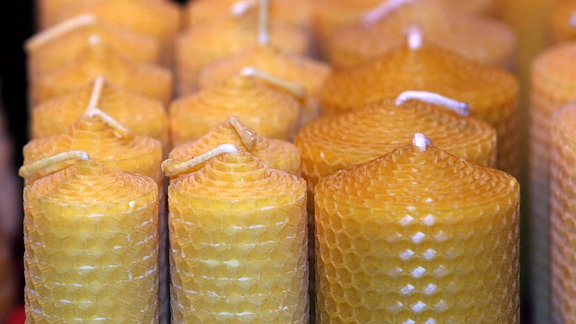 Kerzen aus Bienenwachs