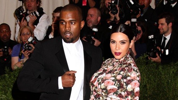 Kanye West und Kim Kardashian