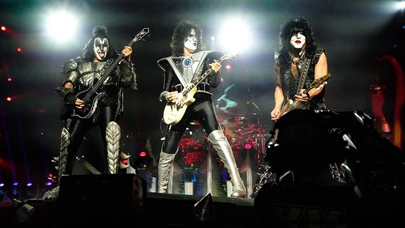 Band Kiss auf der Bühne