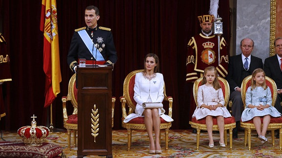 König Felipe und Königin Letizia von Spanien