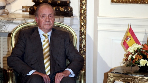 Der spanische König Juan Carlos, 2008.