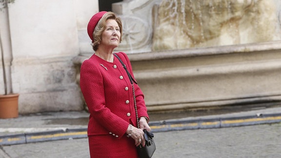 Königin Sonja von Norwegen in Rom