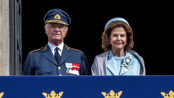 König Carl Gustaf und Königin Sylvia von Schweden.