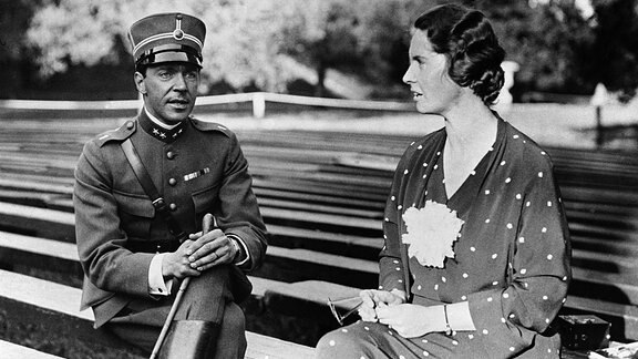 Erbprinz Gustav Adolf mit Prinzessin Sibylla, 1936