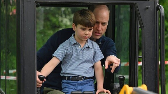 Prinz William mit Sohn George