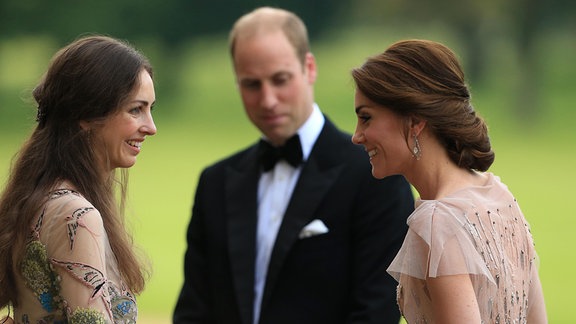 Prinz William and Catherine bei einer Gala