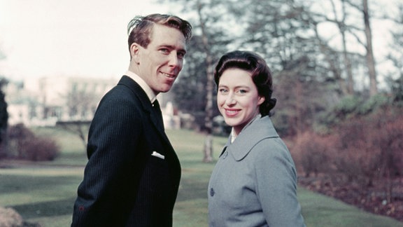 Prinzessin Margaret und Anthony Armstrong-Jones auf Windsor