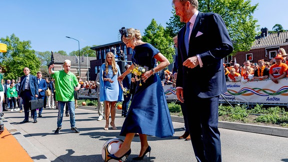 König Willem-Alexander und Königin Maxima und Prinzessin Amalia