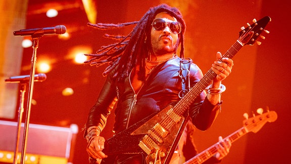 Lenny Kravitz bei einem Auftritt
