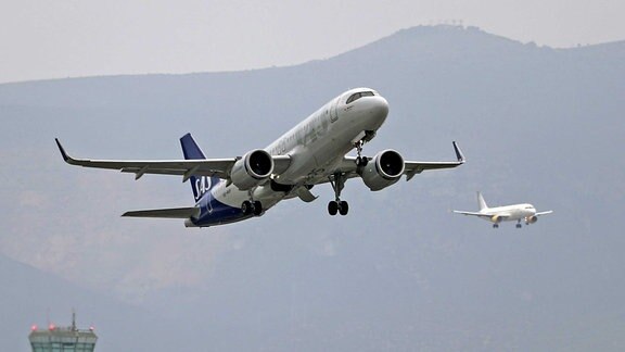Strart eines Flugzeugs
