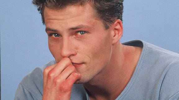 Der Schauspieler Til Schweiger spielte Jo Zenker in der ARD Serie Lindenstrasse, aufgenommen am 25.03.1991