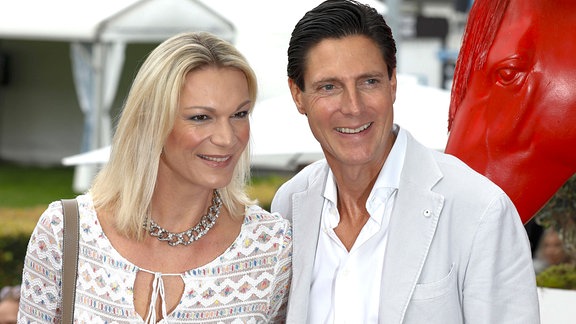 Maria Höfl-Riesch mit Marcus Höfl