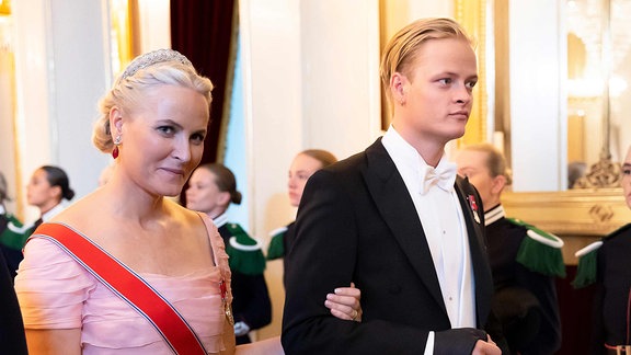 Kronprinzessin Mette-Marit und Marius Hoiby