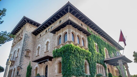 Der Marivent-Palast in Palma de Mallorca.