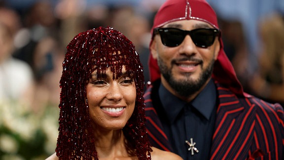 Alicia Keys und Swizz Beatz bei der Met Gala 2025 in New York