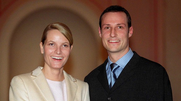 Mette-Marit und Haakon, Aufnahme von 2000