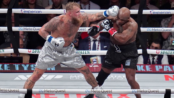 Mike Tyson und Jake Paul