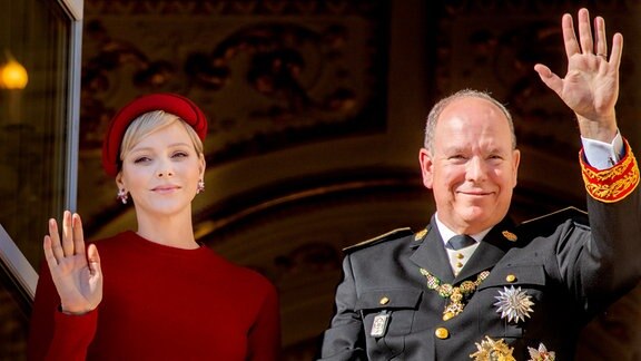 Prinz Albert II und Prinzessin Charlene von Monaco
