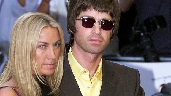Noel Gallagher und Meg Matthews, 2000