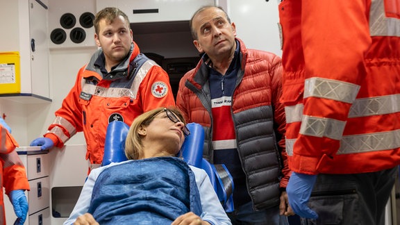 Einsatz in einem DRK-Fahrzeug
