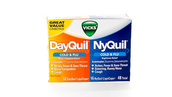 Verpackung des Medikaments Nyquil
