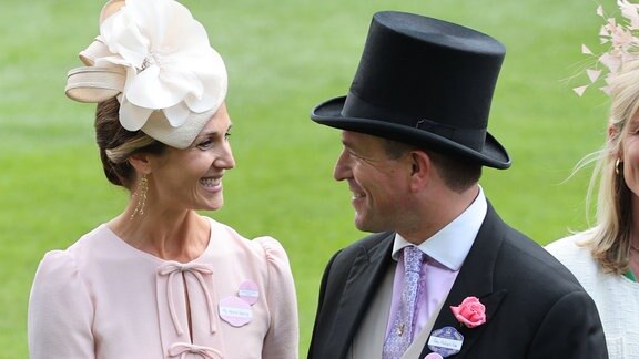 Peter Phillips (GB), Harriet Sperling beim königlichen Pferderennen Royal Ascot 2024