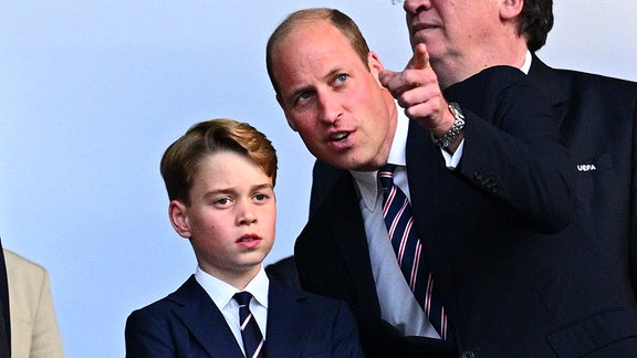William, Prinz von Wales, und Prinz George