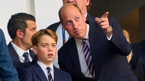 William mit Sohn Prinz George