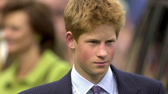 Prinz Harry an seinem 16. Geburtstag
