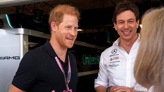 Prinz Harry und Toto Wolff