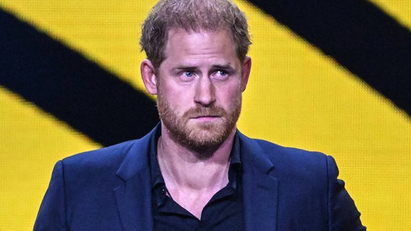 Prinz Harry spricht zum Abschluss der Invictus Games.