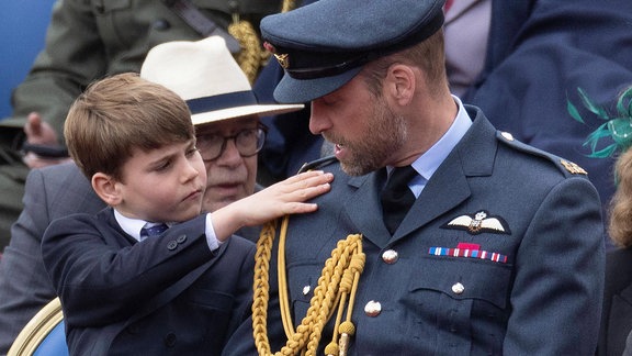 Prinz William und Prinz Louis