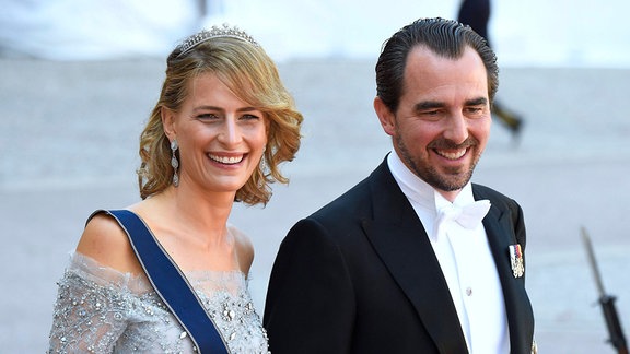 Prinz Nikolaos von Griechenland und Dänemark und Prinzessin Tatiana 